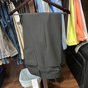 black lightweight pants.